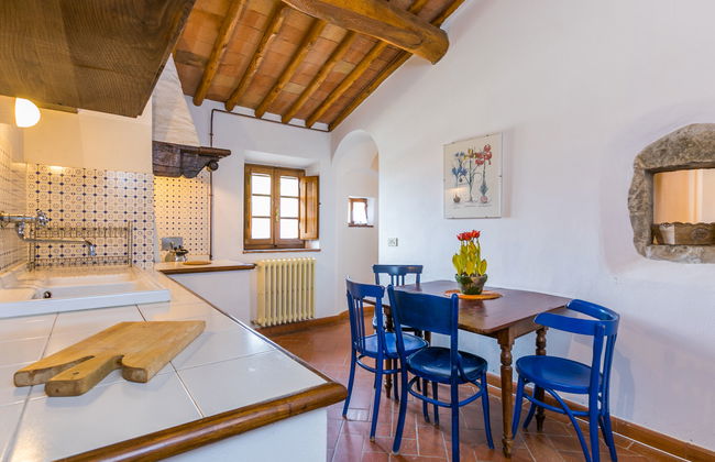 Apartamento de 2 quartos em Castellina in Chianti com piscina e jardim - Foto 18