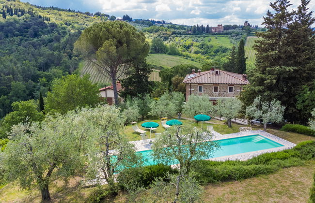 Casa de 9 quartos em Bagno a Ripoli com piscina privada e jardim - Foto 1