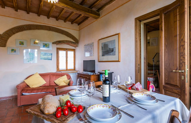 Casa de 2 quartos em Greve in Chianti com piscina e jardim - Foto 8