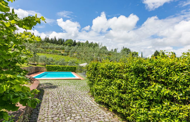 Casa de 2 quartos em Greve in Chianti com piscina e jardim - Foto 35