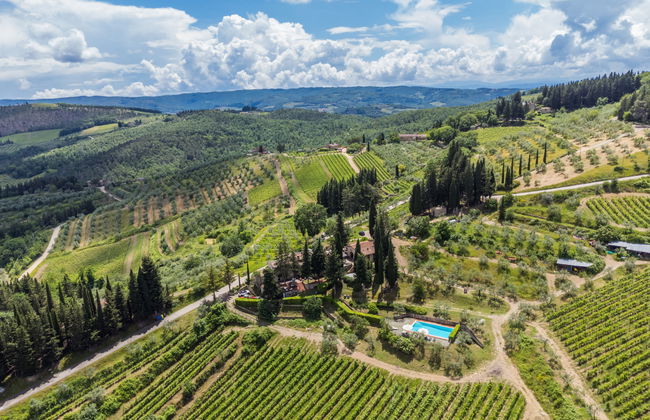 Casa de 2 quartos em Greve in Chianti com piscina e jardim - Foto 38