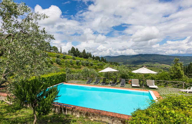 Casa de 2 quartos em Greve in Chianti com piscina e jardim - Foto 2