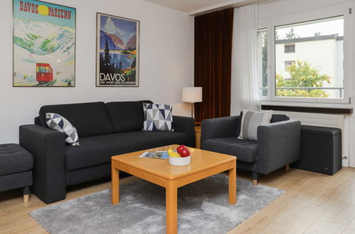 Foto 6 - Apartment mit 2 Schlafzimmern in Davos mit garten und blick auf die berge