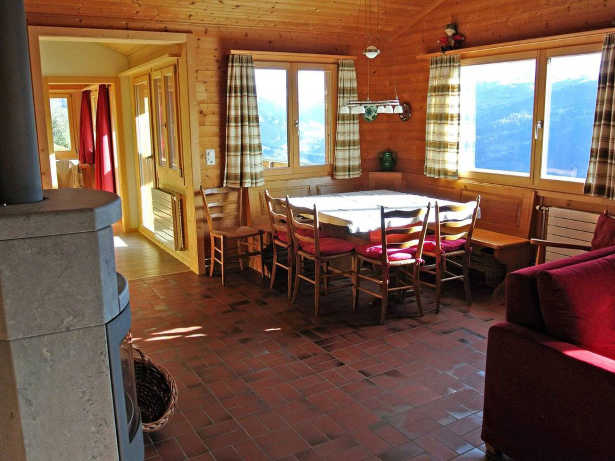 Foto 9 - Apartamento de 3 quartos em Luzein com sauna e vista para a montanha