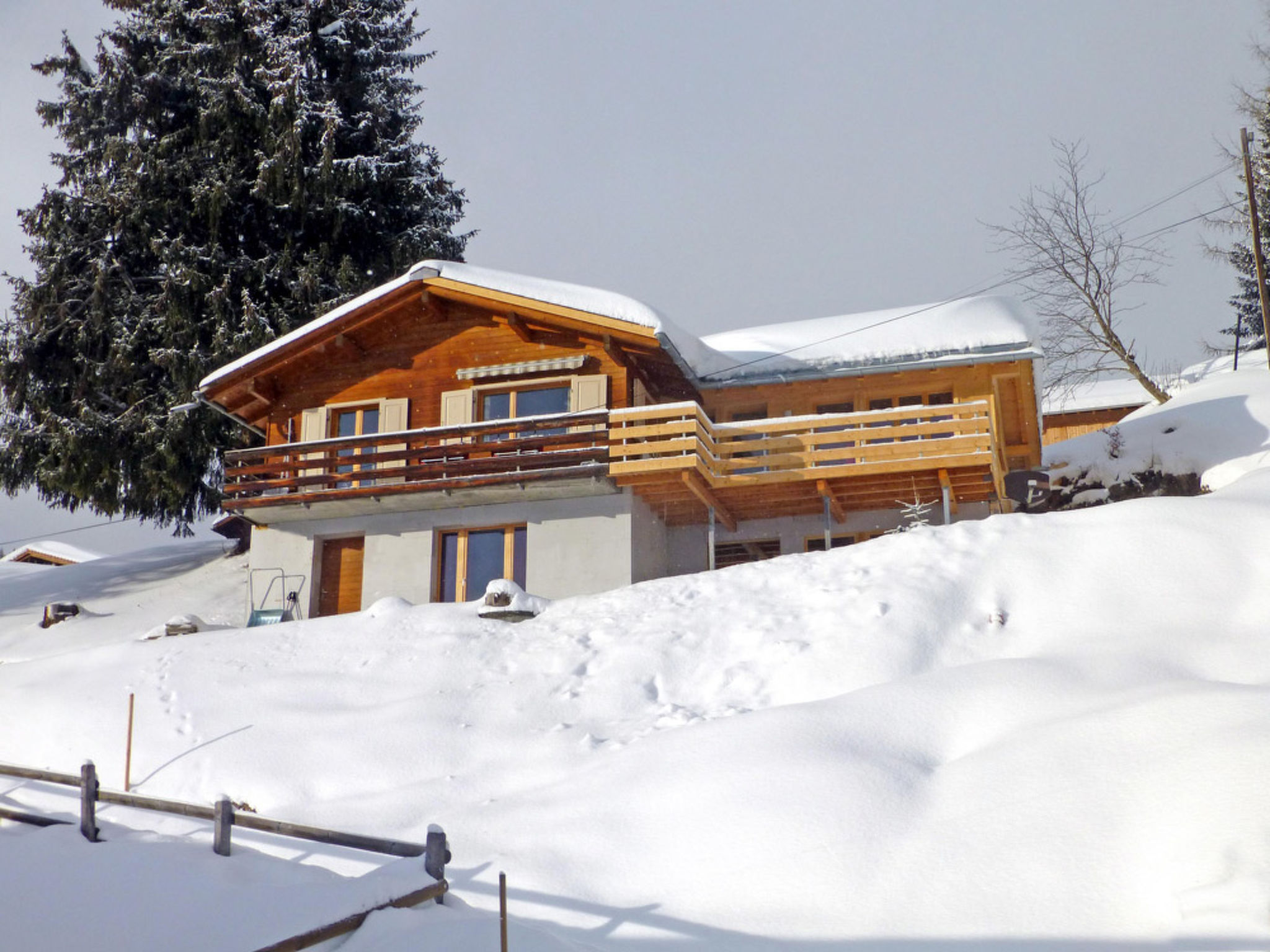 Foto 2 - Apartamento de 3 habitaciones en Luzein con sauna y vistas a la montaña