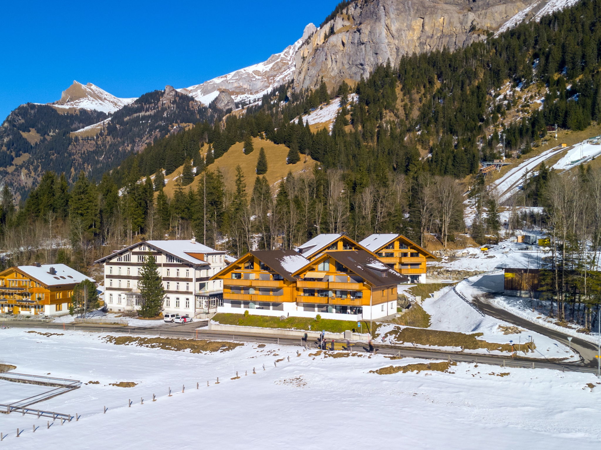 Foto 32 - Appartamento con 2 camere da letto a Kandersteg con vista sulle montagne