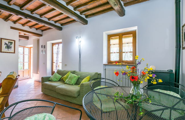 Casa de 3 quartos em Casole d'Elsa com piscina privada e jardim - Foto 8