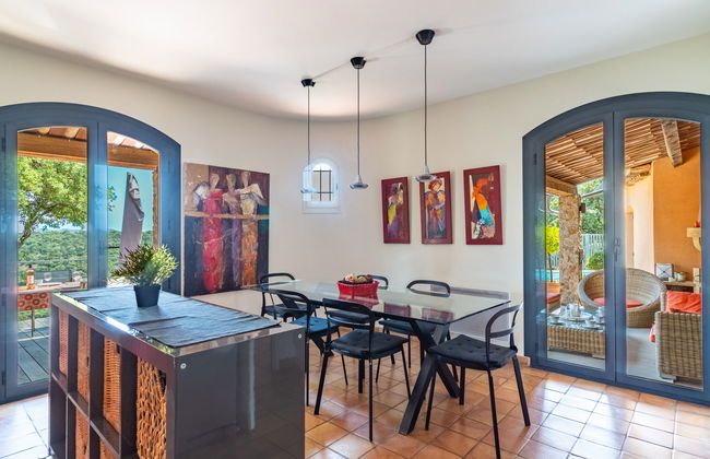 Casa con 4 camere da letto a Bormes-les-Mimosas con piscina privata e giardino - Foto 9