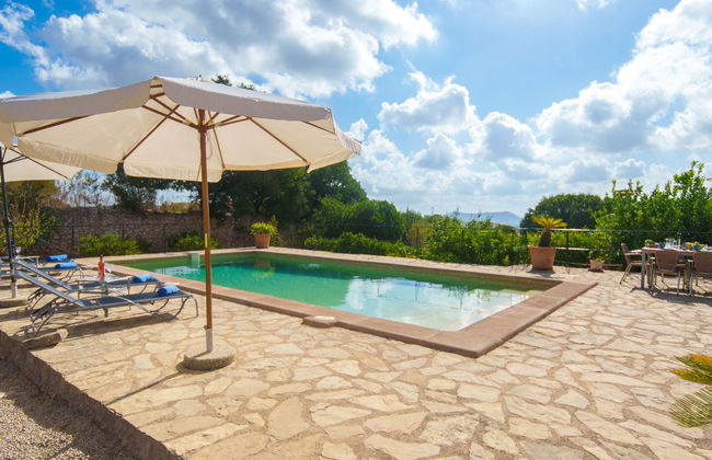 Casa de 3 quartos em Selva com piscina privada e jardim - Foto 26