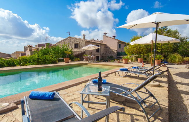 Casa de 3 quartos em Selva com piscina privada e jardim - Foto 24