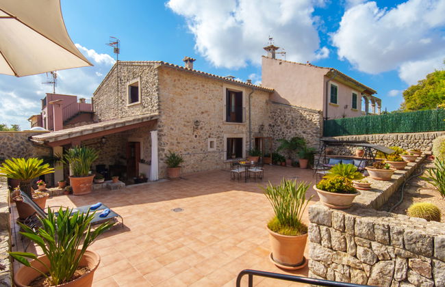 Casa de 3 quartos em Selva com piscina privada e jardim - Foto 29