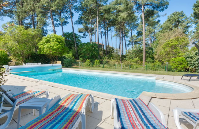 Casa de 5 quartos em Lacanau com piscina privada e jardim - Foto 23