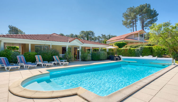 Foto 1 - Casa de 4 habitaciones en Lacanau con piscina privada y vistas al mar
