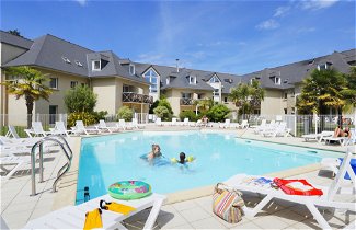 Foto 1 - Apartamento de 2 quartos em Saint-Briac-sur-Mer com piscina e vistas do mar