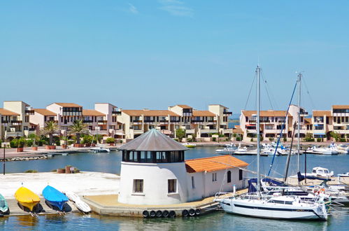 Foto 44 - Apartment mit 1 Schlafzimmer in Le Barcarès mit schwimmbad und blick aufs meer