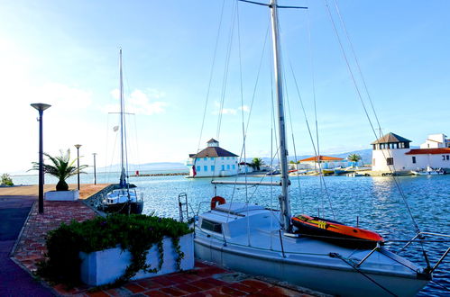 Foto 41 - Apartamento de 1 habitación en Le Barcarès con piscina y vistas al mar