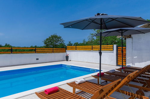 Foto 17 - Casa de 3 habitaciones en Žminj con piscina privada y vistas al mar