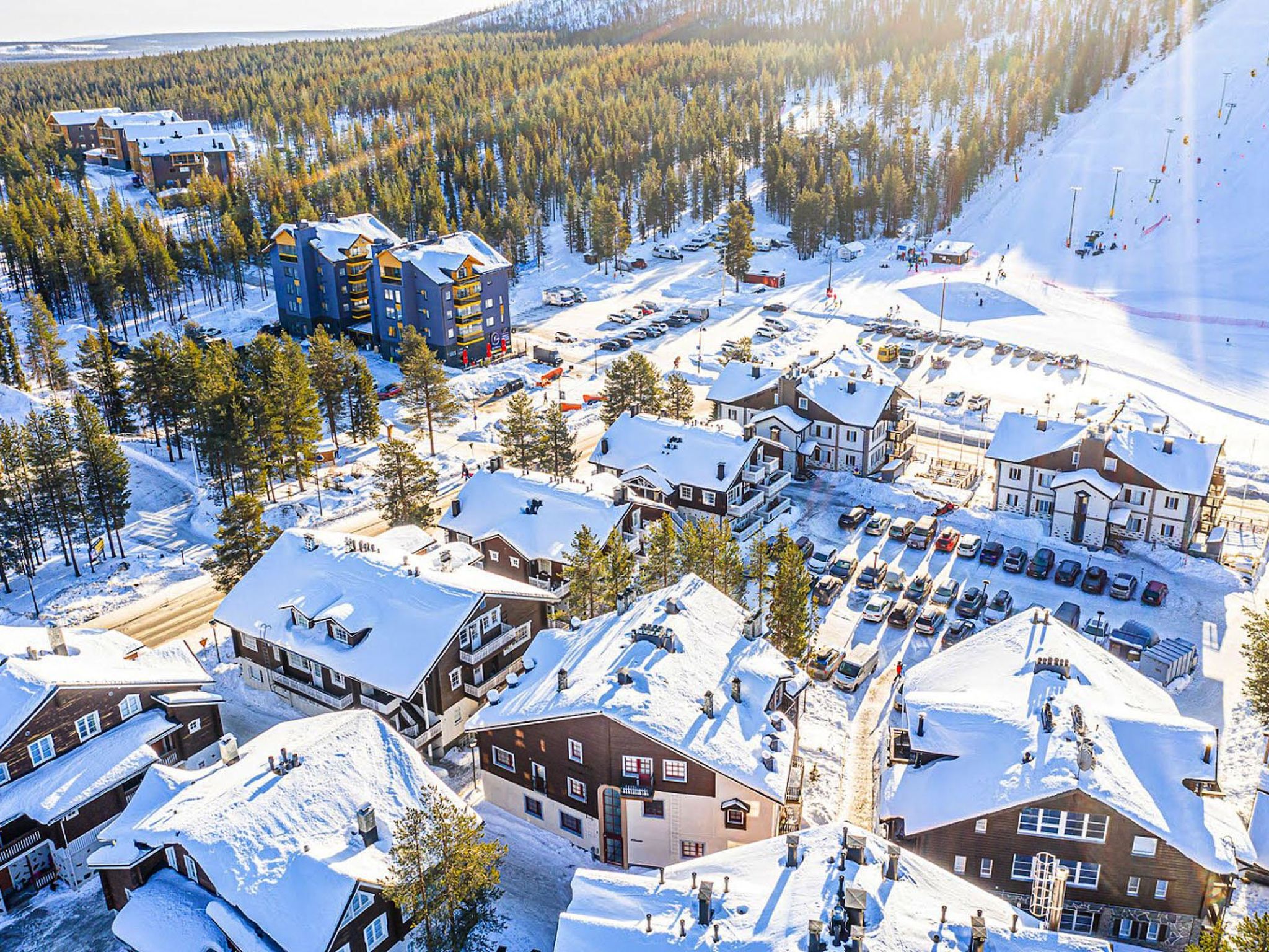 Foto 2 - Haus mit 1 Schlafzimmer in Kittilä mit sauna und blick auf die berge