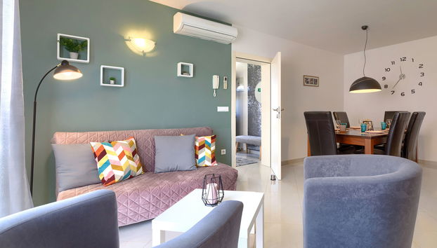 Apartamento de 3 quartos em Umag com piscina privada e jardim - Foto 3
