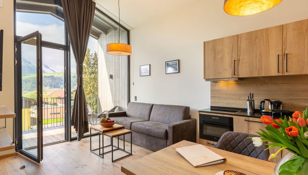 Apartment mit 2 Schlafzimmern in Piesendorf mit schwimmbad und garten - Foto 2