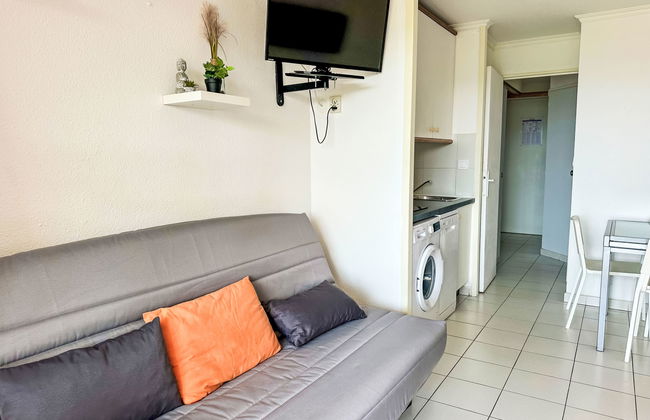 Apartamento de 1 quarto em Saint-Raphaël com piscina e jardim - Foto 16
