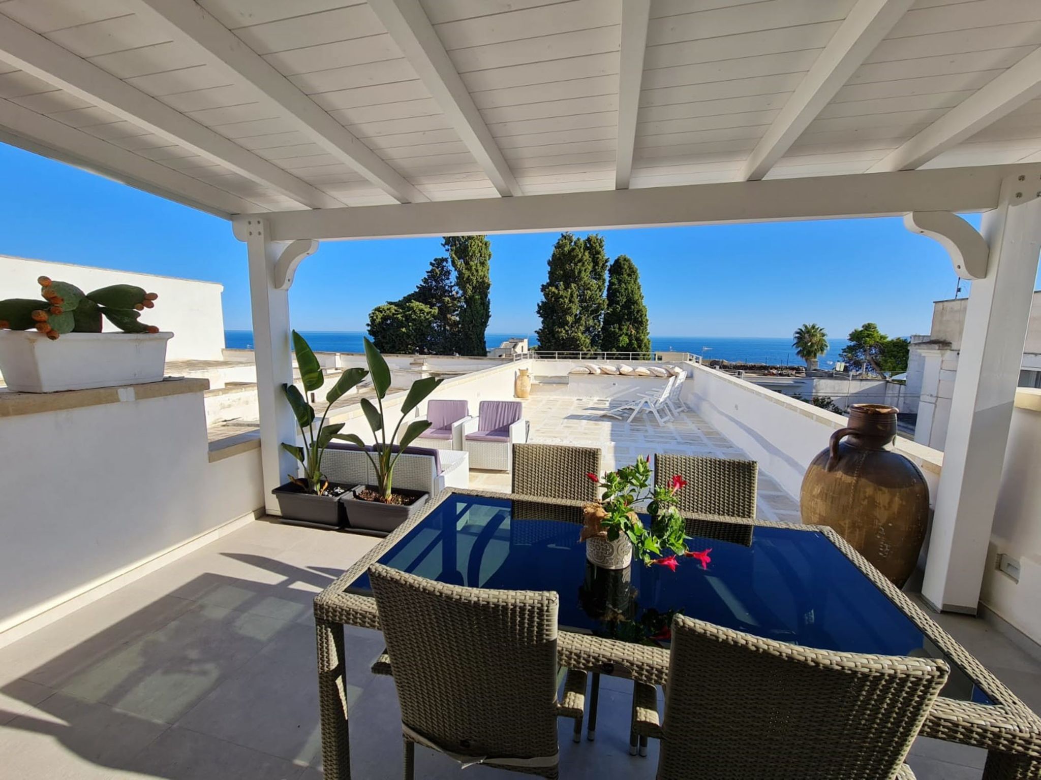 Foto 1 - Apartamento de 1 habitación en Santa Cesarea Terme con terraza y vistas al mar