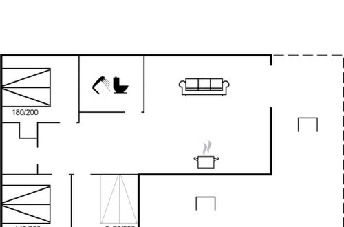 Foto 2 - Casa con 3 camere da letto a Knebel con terrazza