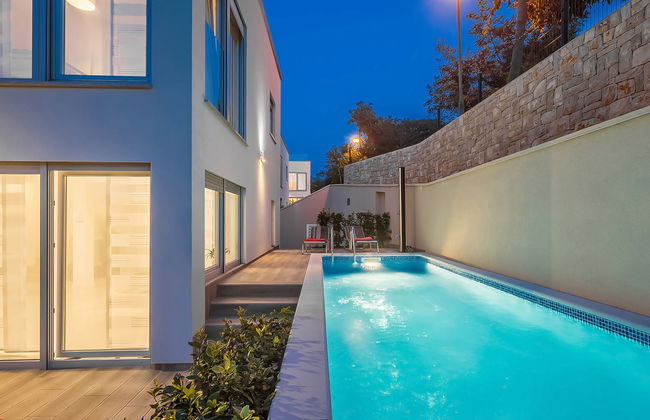 Casa de 4 quartos em Malinska-Dubašnica com piscina privada e jardim - Foto 42