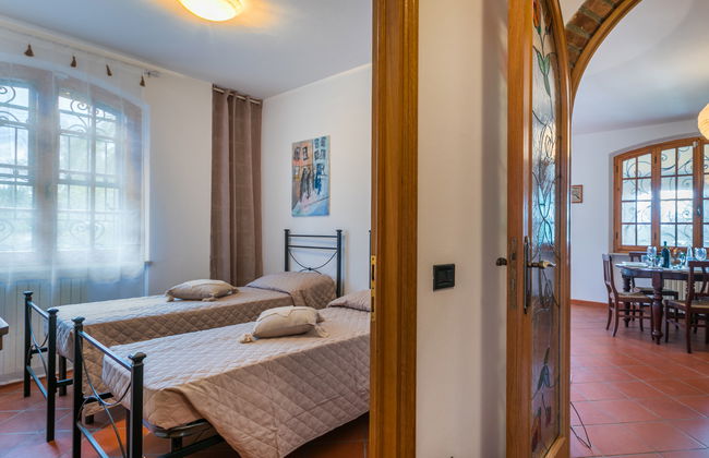 Apartamento de 3 quartos em Casale Marittimo com piscina e jardim - Foto 12