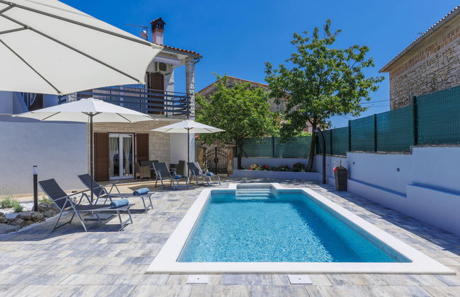 Casa de 4 quartos em Barban com piscina privada e jardim - Foto 26