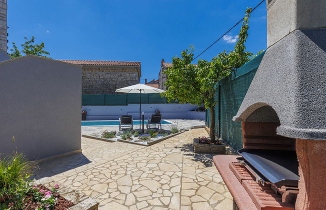 Casa de 4 quartos em Barban com piscina privada e jardim - Foto 15