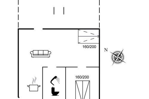 Foto 25 - Apartamento de 1 quarto em Allinge com terraço