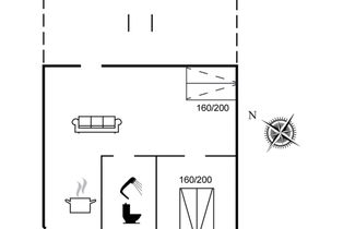 Foto 2 - Apartamento de 1 quarto em Allinge com terraço