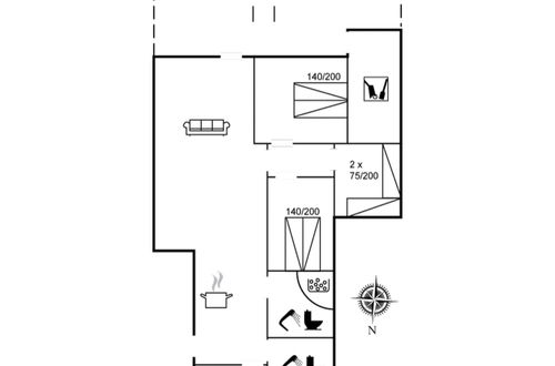 Foto 2 - Casa de 3 quartos em Løkken com terraço e sauna