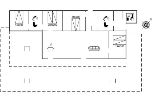 Foto 50 - Haus mit 4 Schlafzimmern in Rørvig mit terrasse und sauna