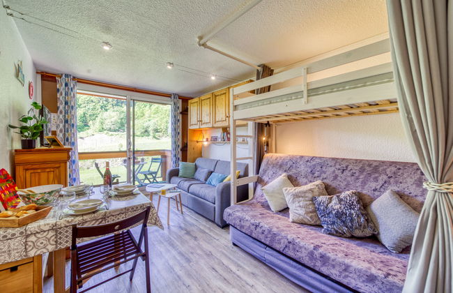 Apartment mit 1 Schlafzimmer in Villarembert mit schwimmbad - Foto 1