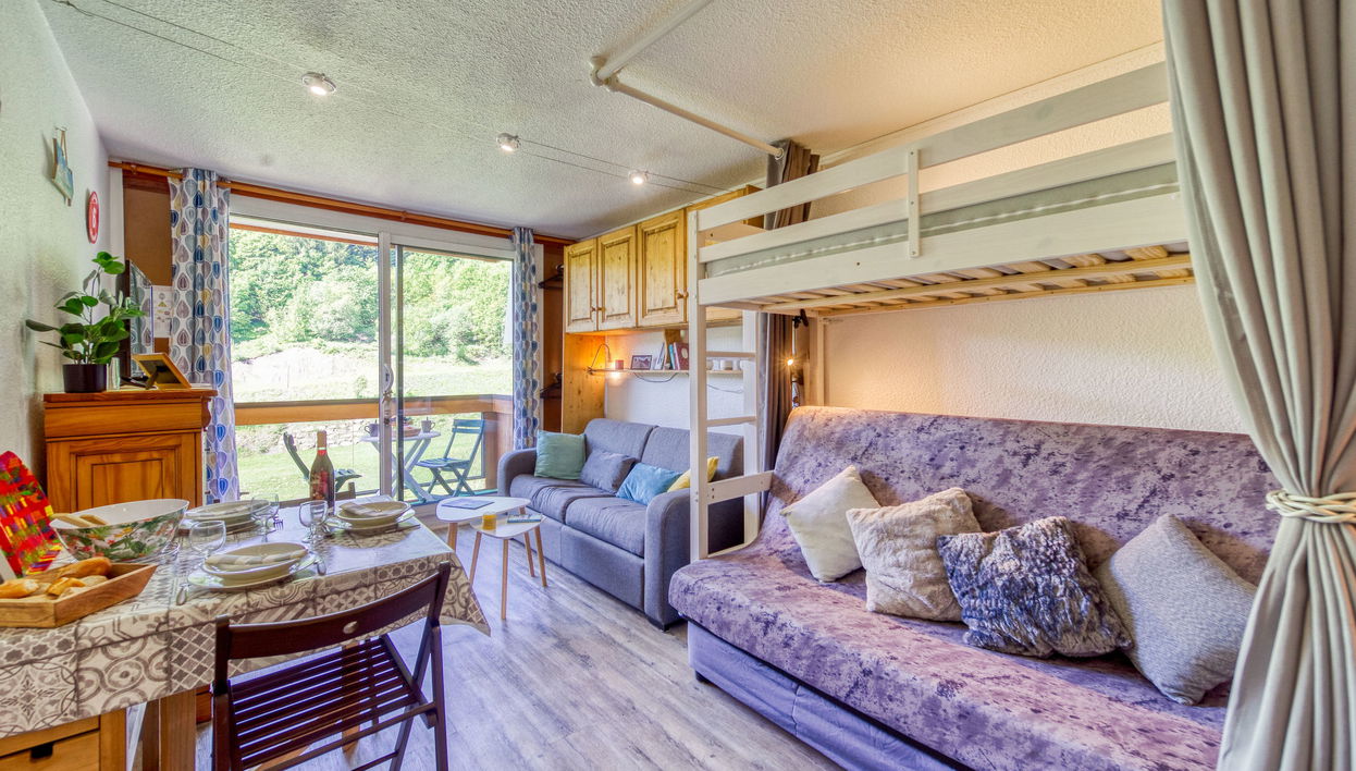 Apartment mit 1 Schlafzimmer in Villarembert mit schwimmbad - Foto 1