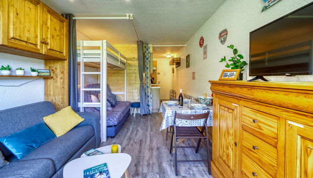 Apartment mit 1 Schlafzimmer in Villarembert mit schwimmbad - Foto 2