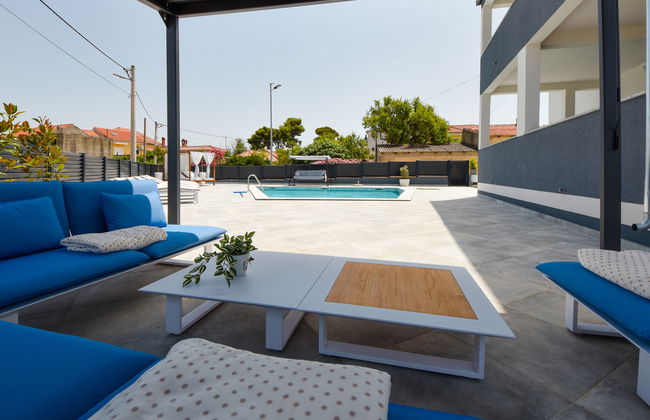 Apartamento de 4 quartos em Pašman com piscina privada e jardim - Foto 31