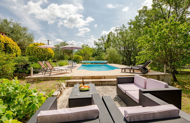Casa de 3 quartos em Saint-Cézaire-sur-Siagne com piscina privada e jardim - Foto 21