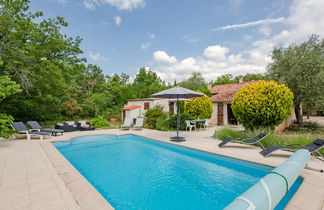 Foto 2 - Casa de 2 habitaciones en Saint-Cézaire-sur-Siagne con piscina privada y vistas al mar