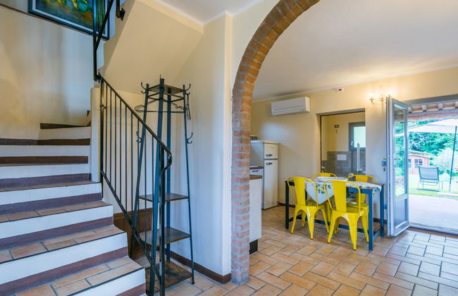 Casa de 3 quartos em Castagneto Carducci com piscina e jardim - Foto 18