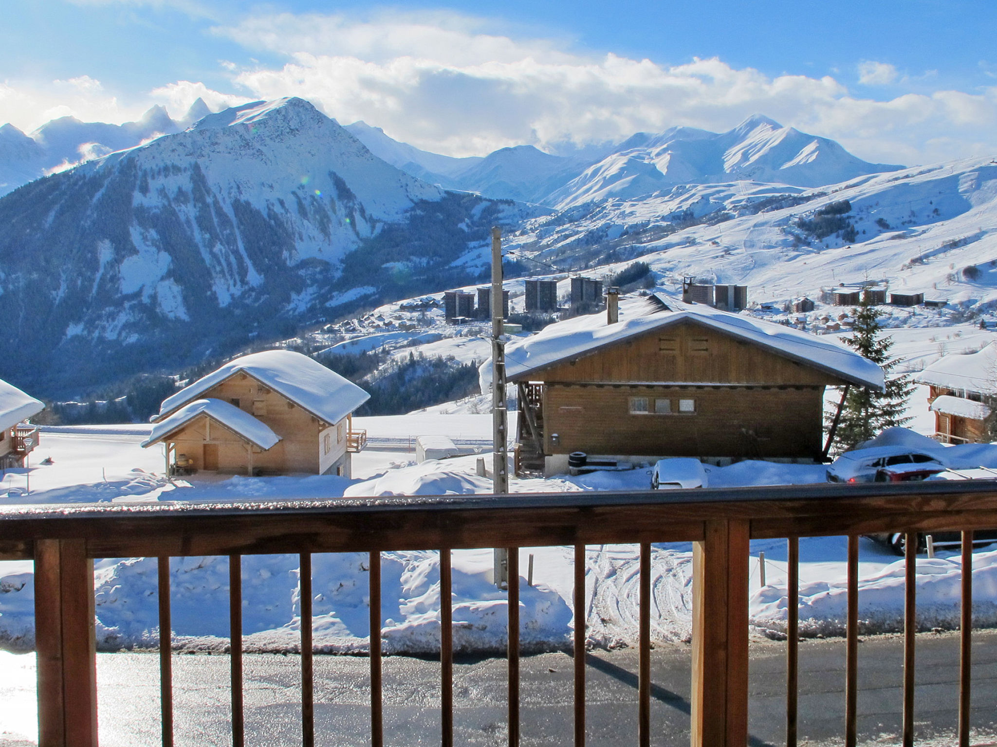 Foto 13 - Appartamento con 1 camera da letto a Fontcouverte-la-Toussuire con piscina e vista sulle montagne