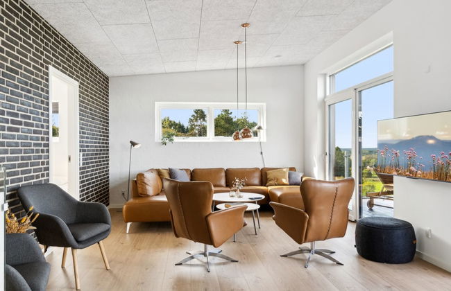 Casa de 5 quartos em Glesborg com piscina privada e terraço - Foto 35