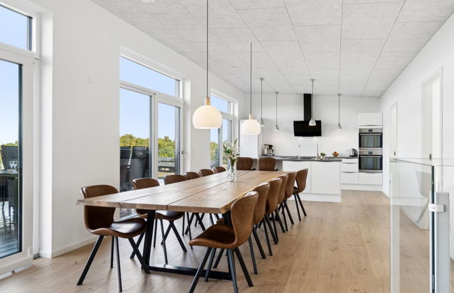 Casa de 5 quartos em Glesborg com piscina privada e terraço - Foto 15