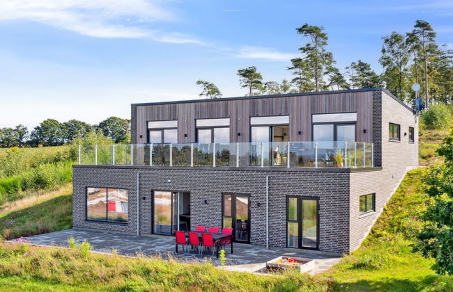 Casa de 5 quartos em Glesborg com piscina privada e terraço - Foto 1