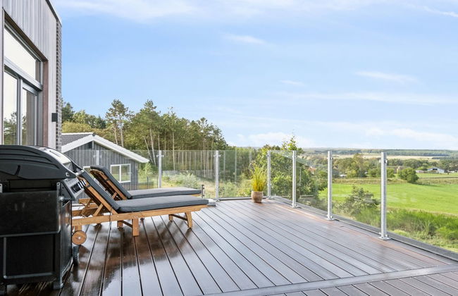 Casa de 5 quartos em Glesborg com piscina privada e terraço - Foto 9