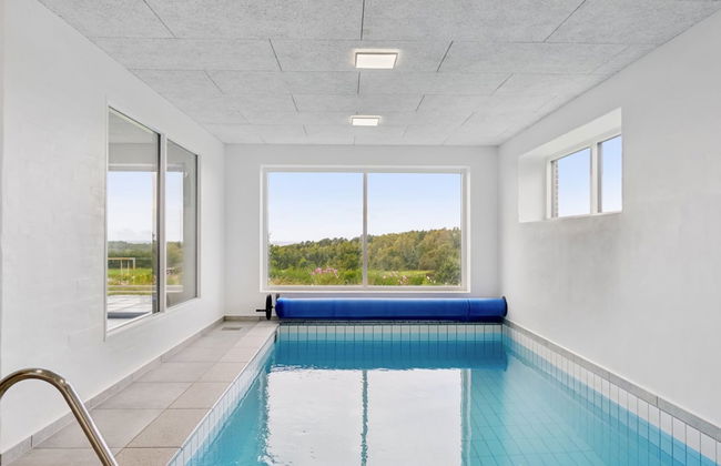 Casa de 5 quartos em Glesborg com piscina privada e terraço - Foto 33