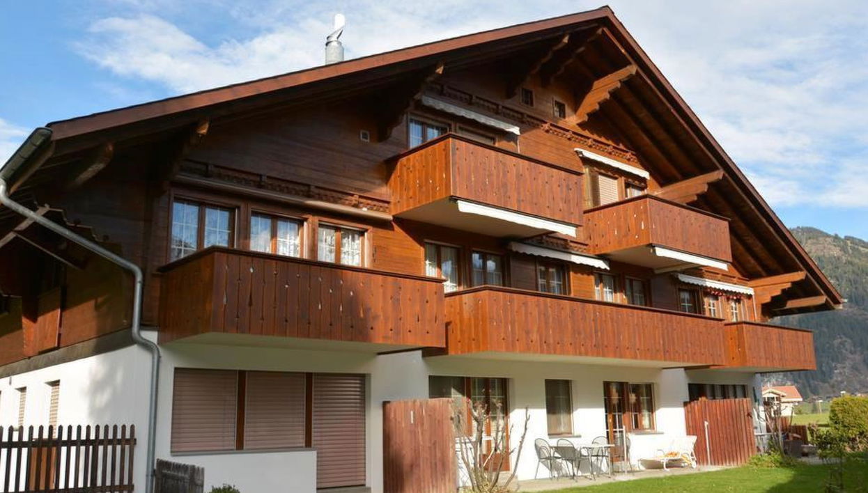 Apartment mit 1 Schlafzimmer in Zweisimmen - Foto 1
