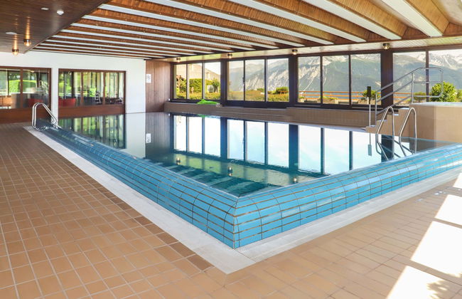 Apartamento de 1 quarto em Crans-Montana com piscina e terraço - Foto 15